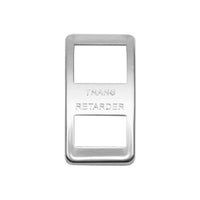 Western Star Stainless Steel Rocker Switch Trims - Various Engravings