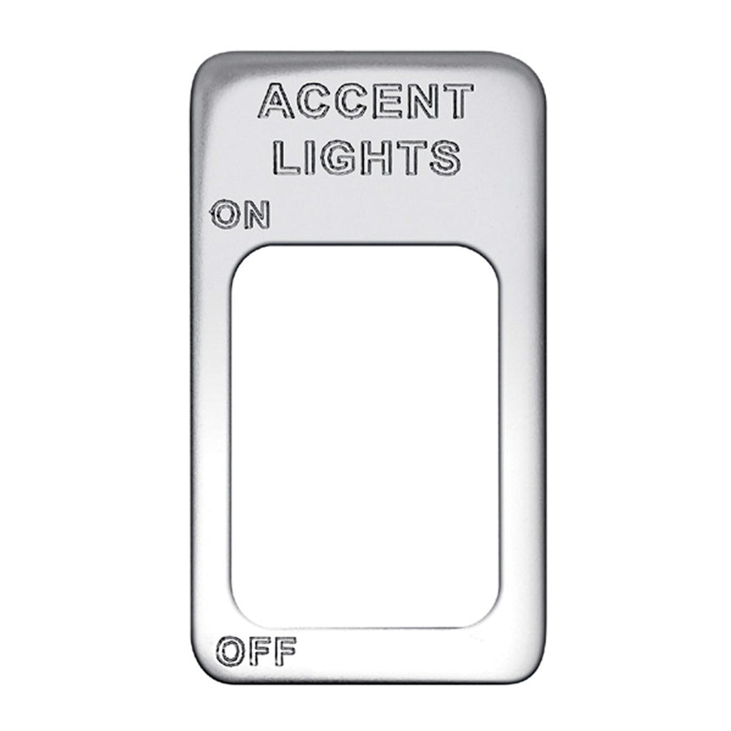 Engraved Switch Plate - Accent Lights On/Off