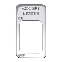 Engraved Switch Plate - Accent Lights On/Off