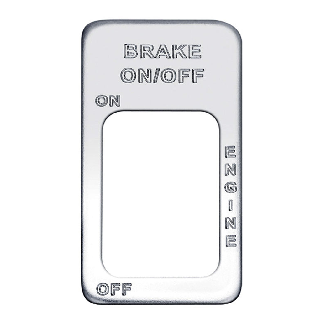 Engraved Switch Plate - Brake On/Off