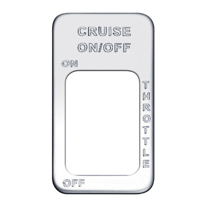 Engraved Switch Plate - Cruise On/Off