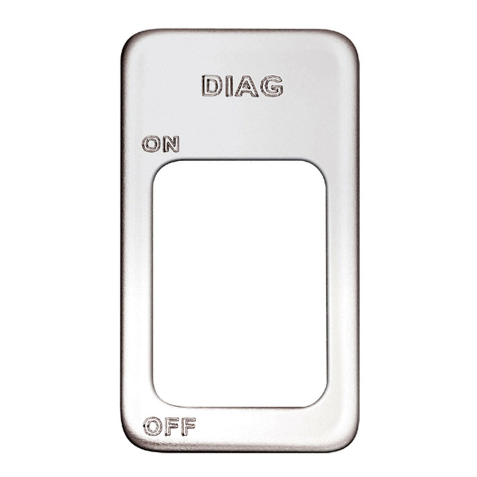 Engraved Switch Plate - Diagnostics