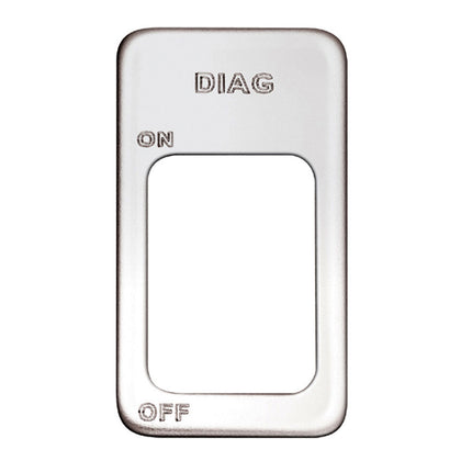 Engraved Switch Plate - Diagnostics