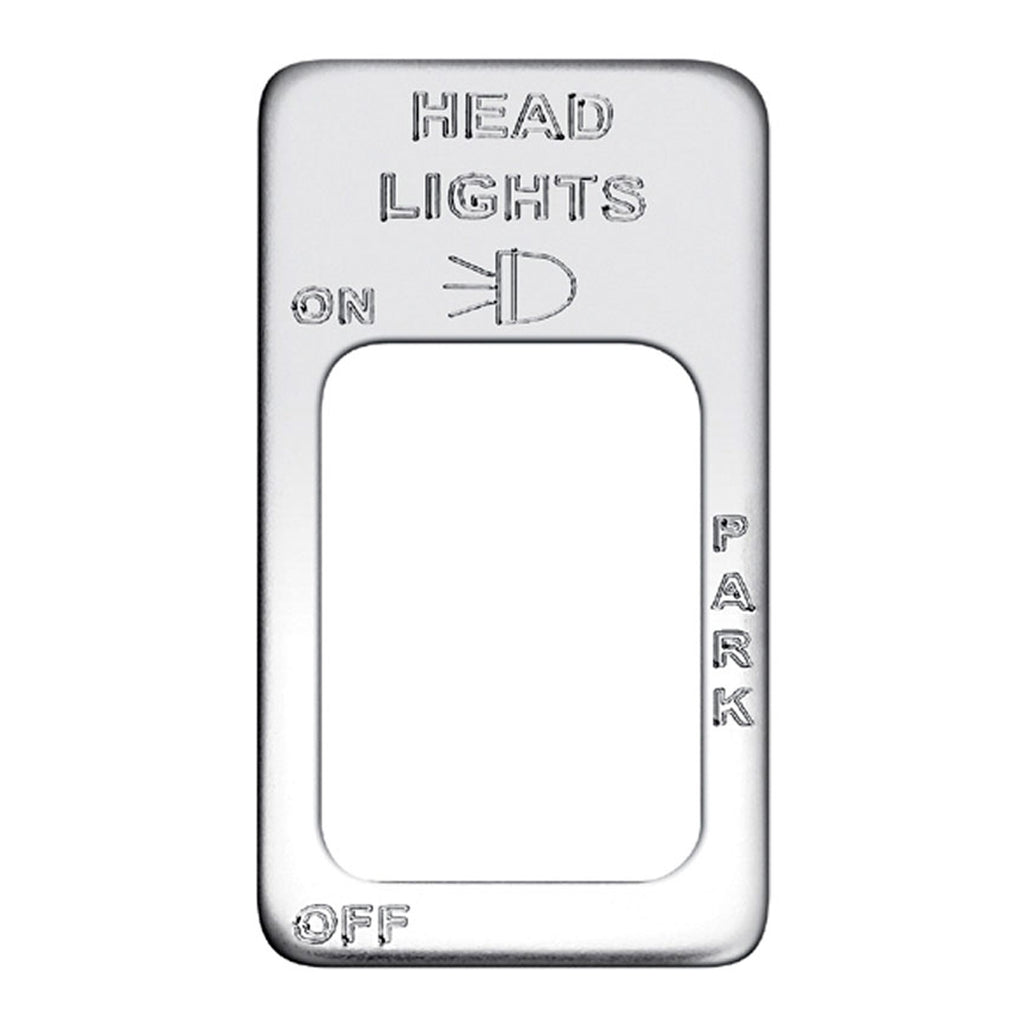Engraved Switch Plate - Headlights