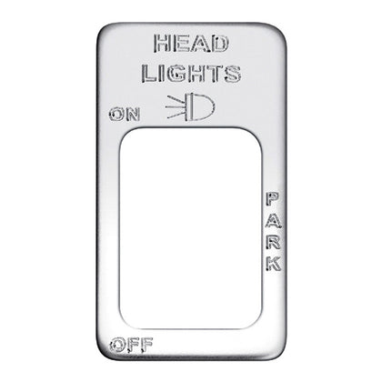 Engraved Switch Plate - Headlights