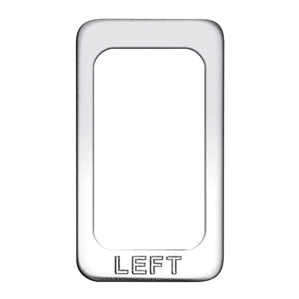 Engraved Switch Plate - Left