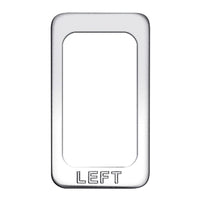 Engraved Switch Plate - Left