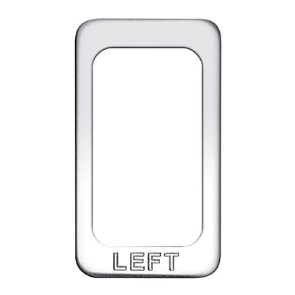 Engraved Switch Plate - Left