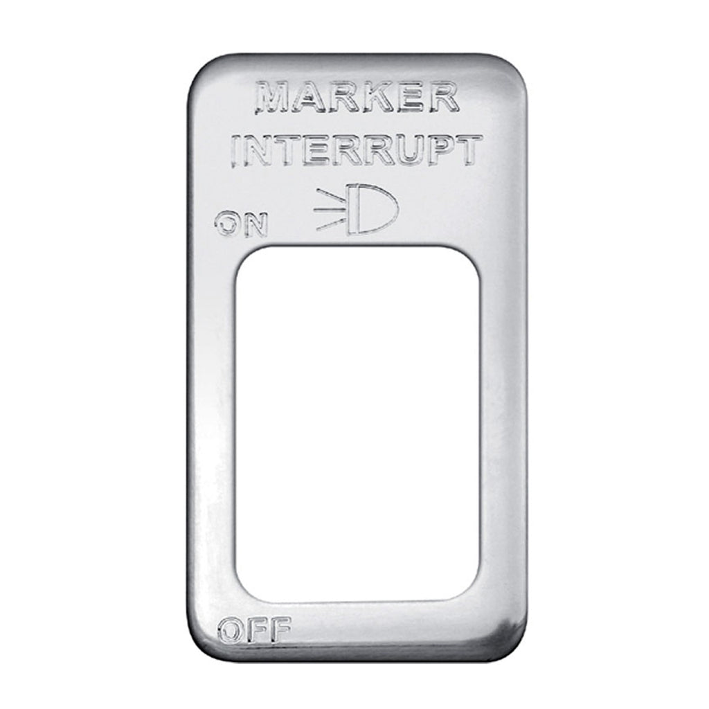 Engraved Switch Plate - Marker Interupt