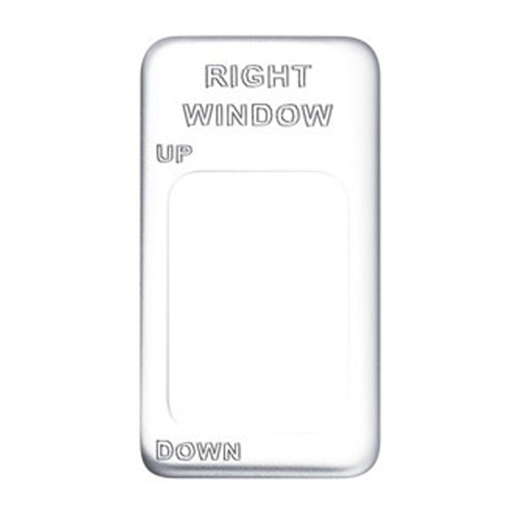 Engraved Switch Plate - Right Window