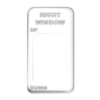 Engraved Switch Plate - Right Window