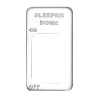 Engraved Switch Plate - Sleeper Dome