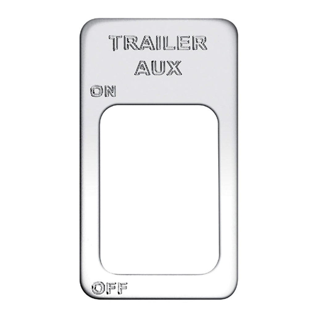 Engraved Switch Plate - Trailer Aux On/Off