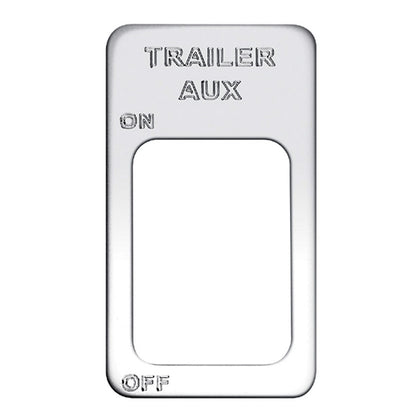 Engraved Switch Plate - Trailer Aux On/Off