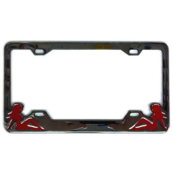 Mud Flap Girls License Plate Frame Available @ Berubes – Berube's Truck ...