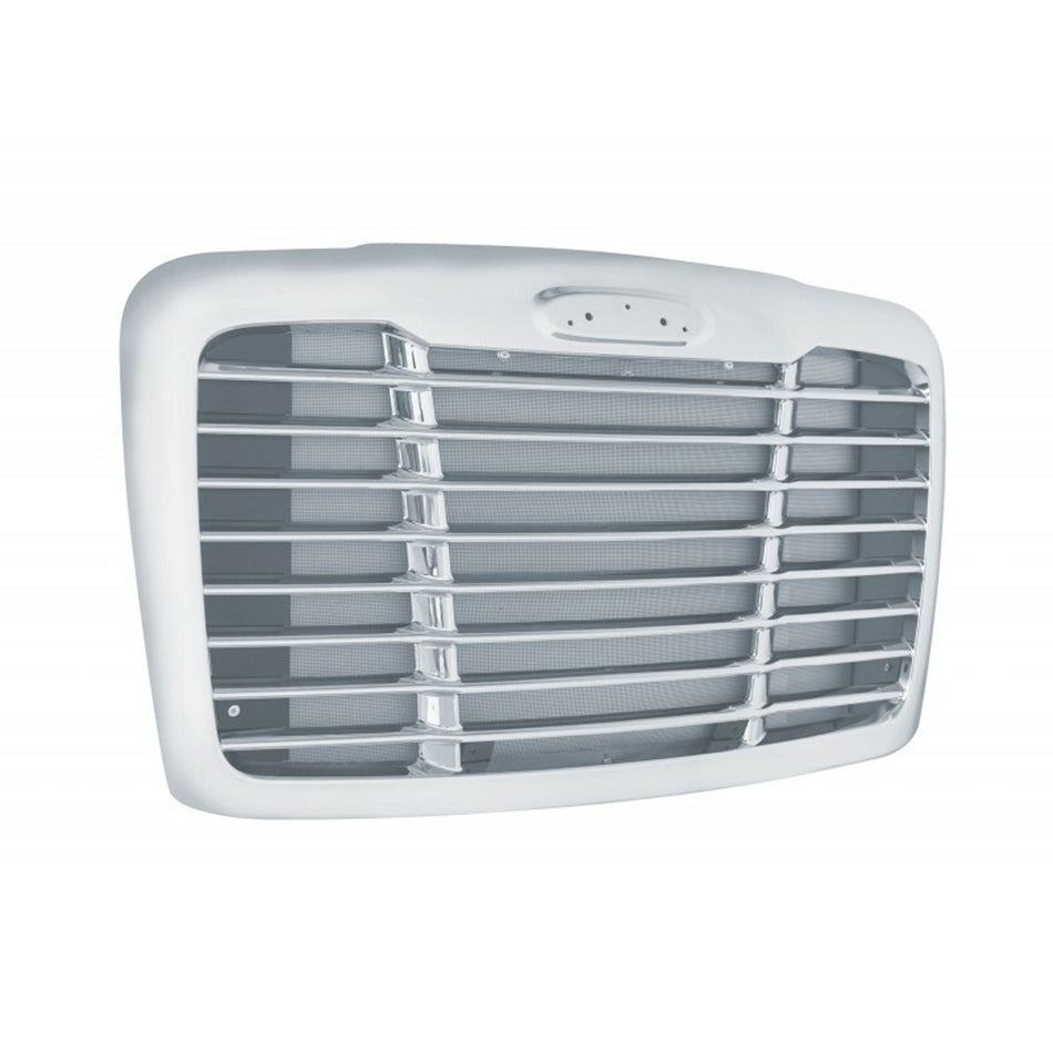 United Pacific - Chrome Grille w Bug Screen for 08-17 Freightliner Cascadia