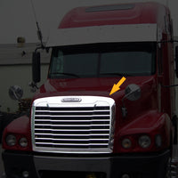United Pacific - Chrome Grille w Bug Screen for 08-17 Freightliner Cascadia
