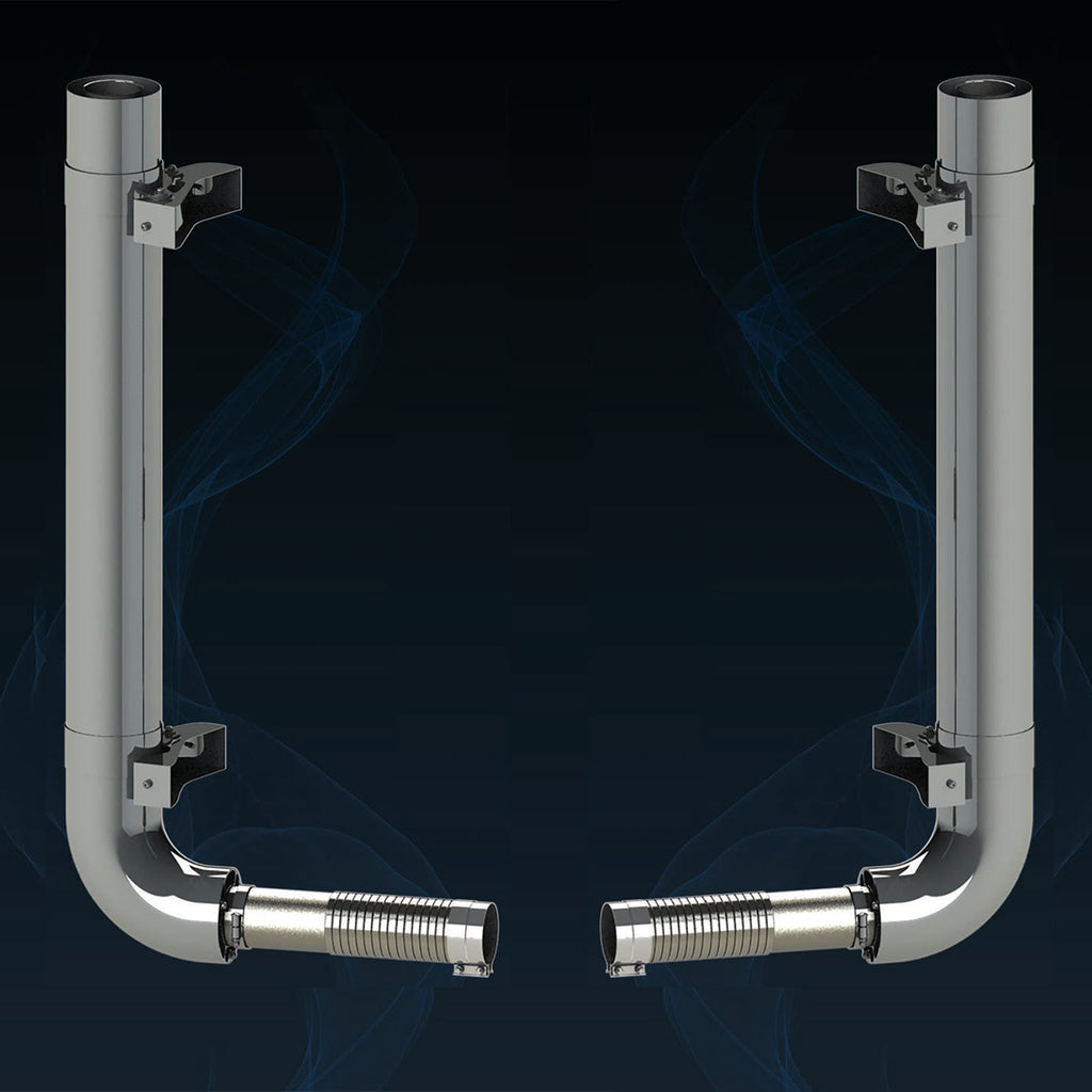 Freightliner Exhaust Kits by DynaFlex Berube's Truck Accessories