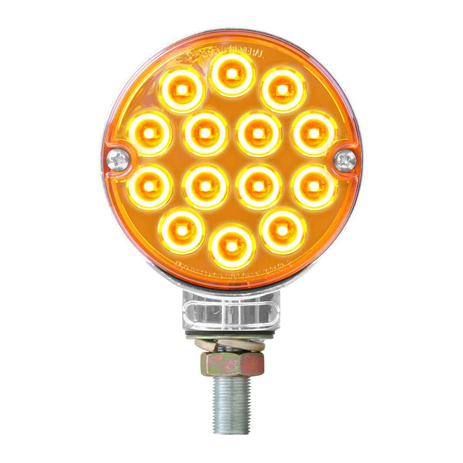 Amber/Amber Round 3" Double Face Spyder Light