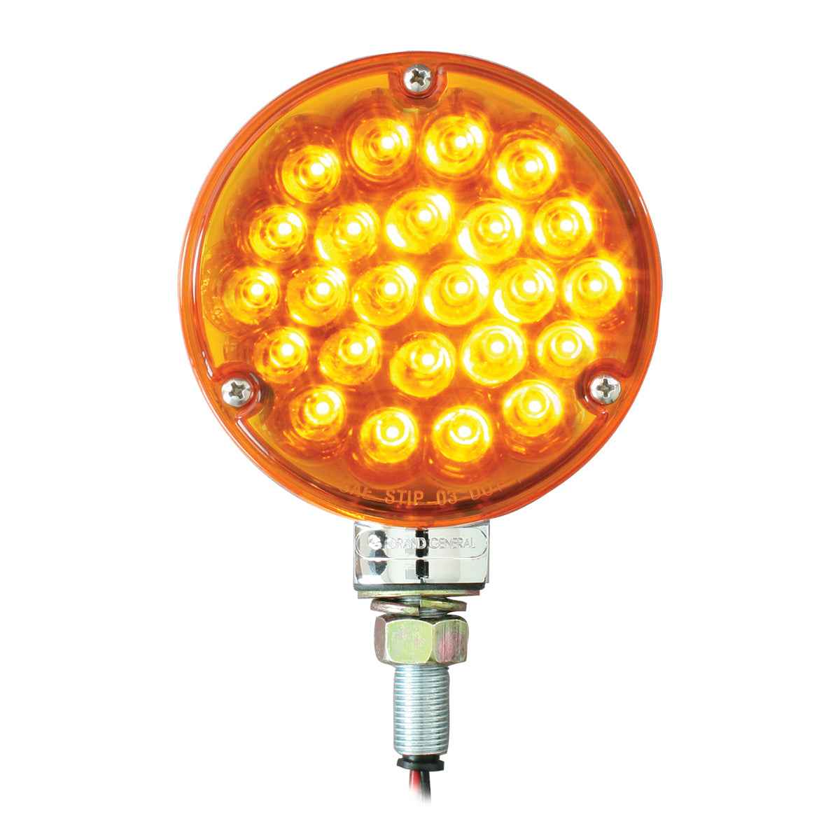 4" Round Single Face Spyder Turn Signal Light
