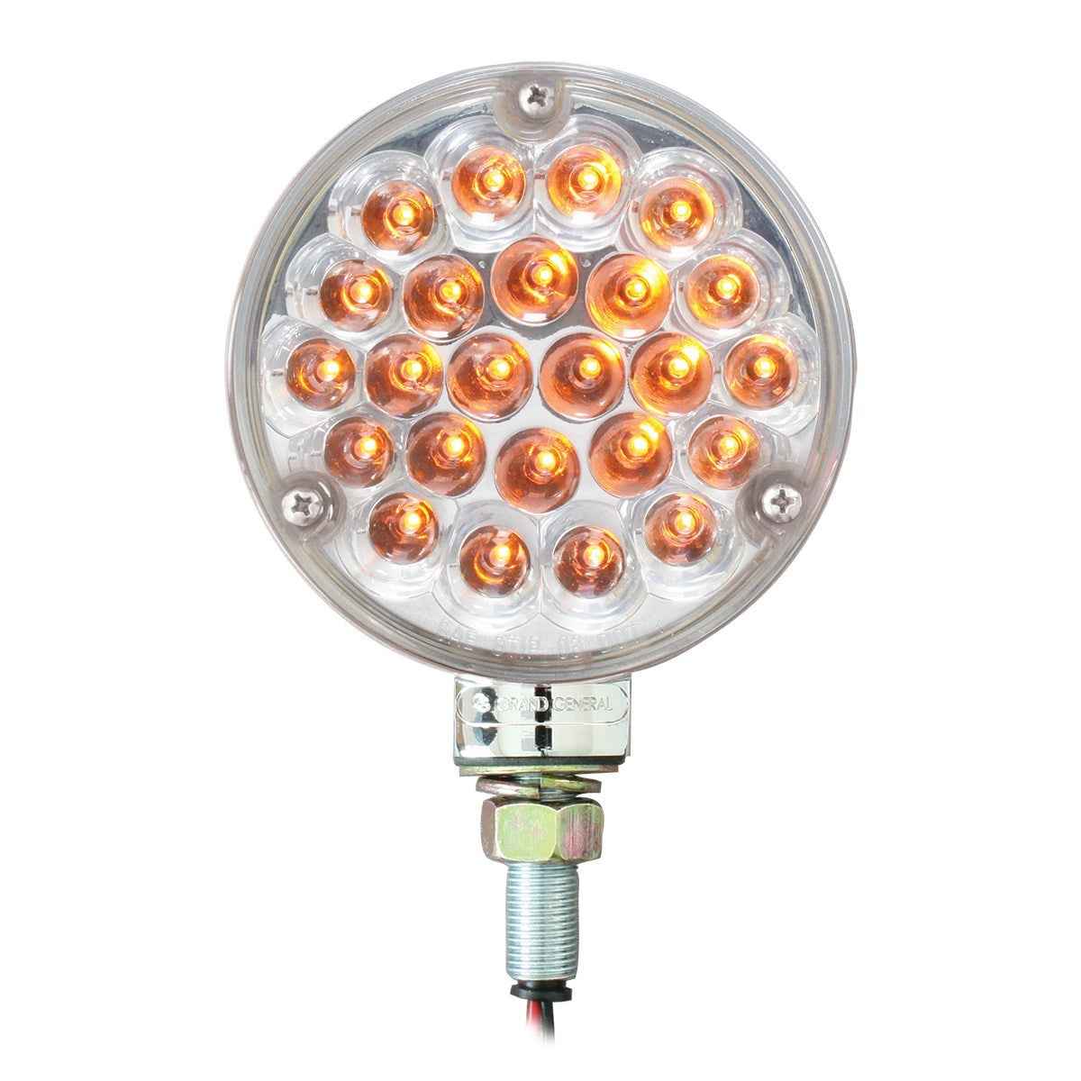 4" Round Single Face Spyder Turn Signal Light