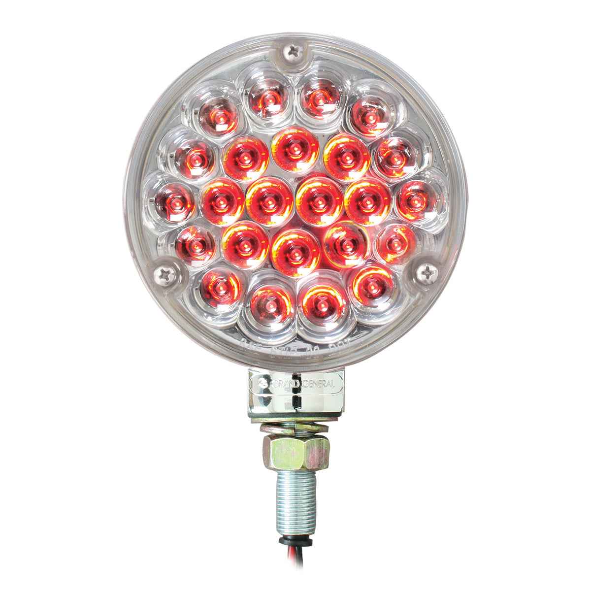 4" Round Single Face Spyder Turn Signal Light