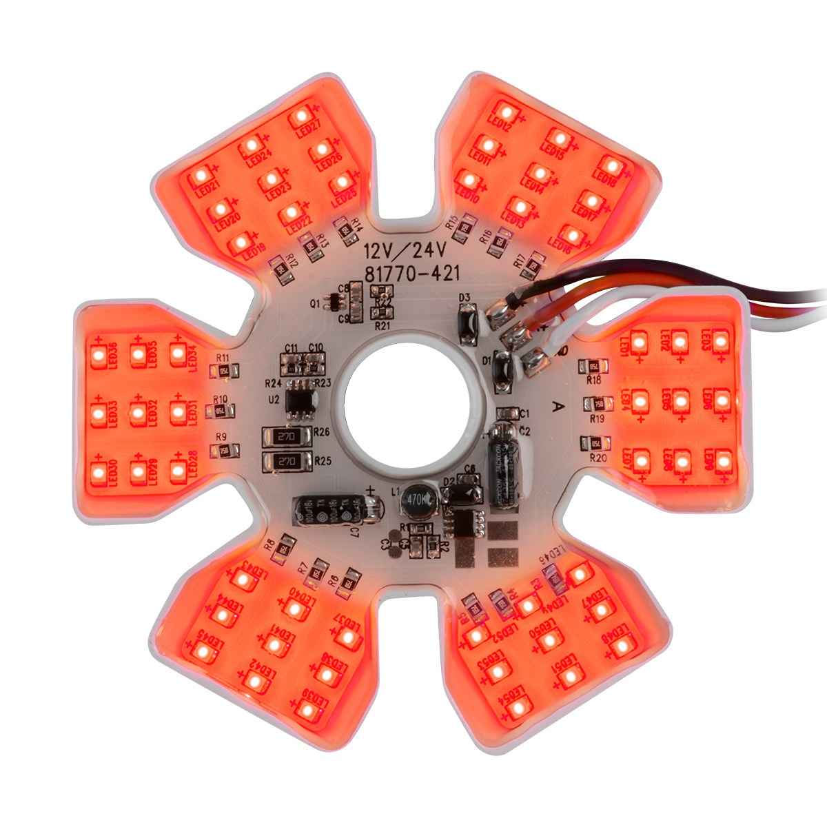 5 1/8" Ultra Thin Hex Air Cleaner Light (Various colors)