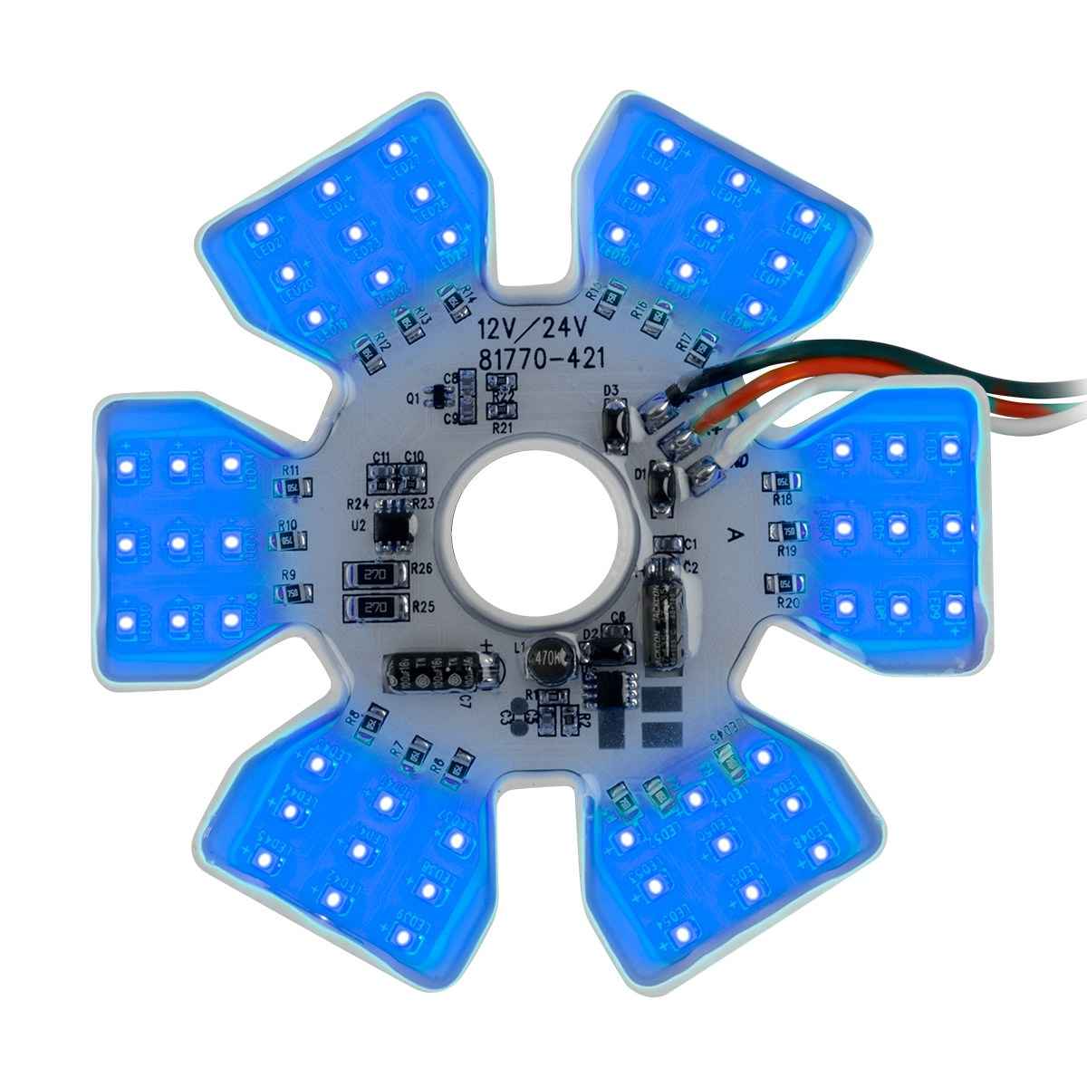 5 1/8" Ultra Thin Hex Air Cleaner Light (Various colors)