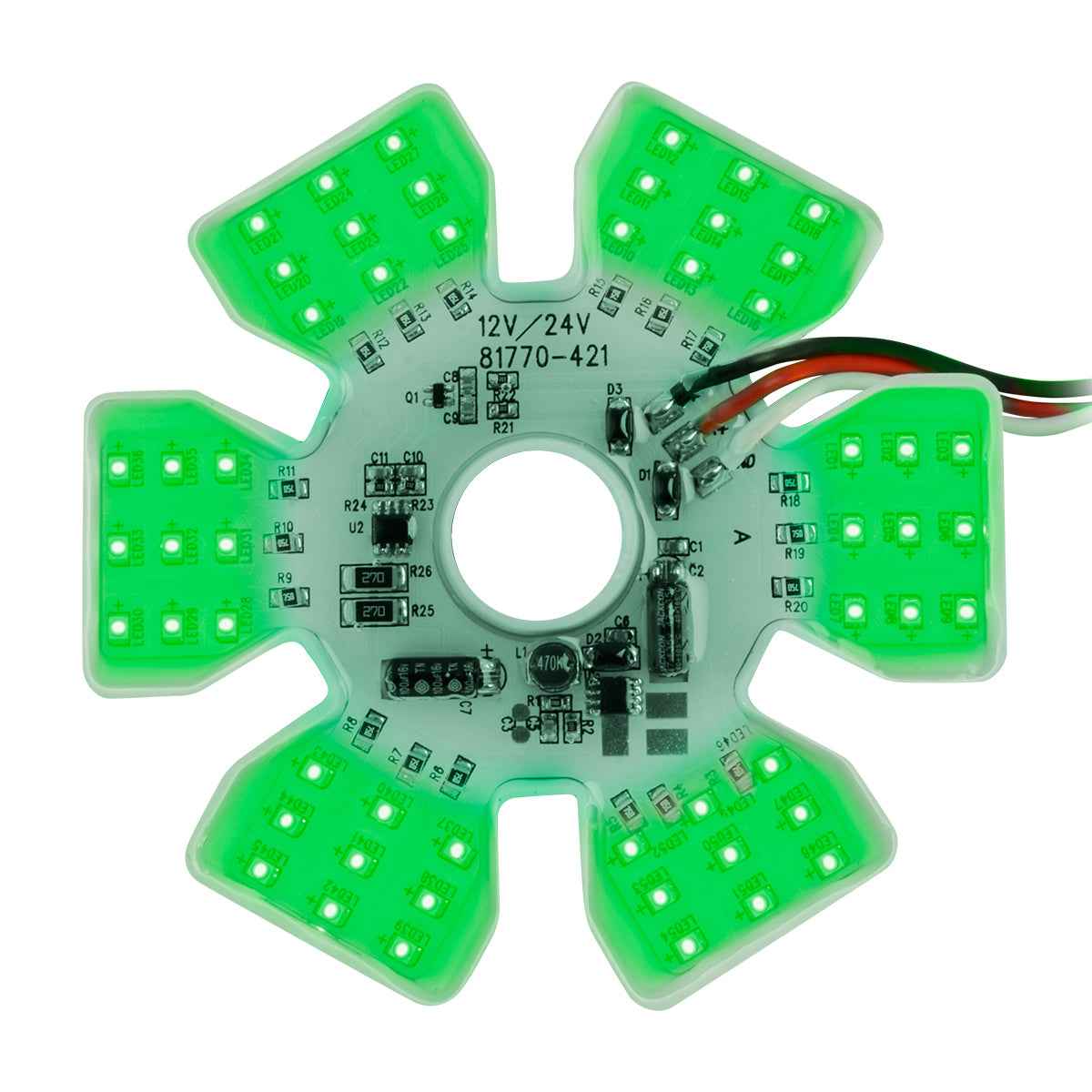 5 1/8" Ultra Thin Hex Air Cleaner Light (Various colors)