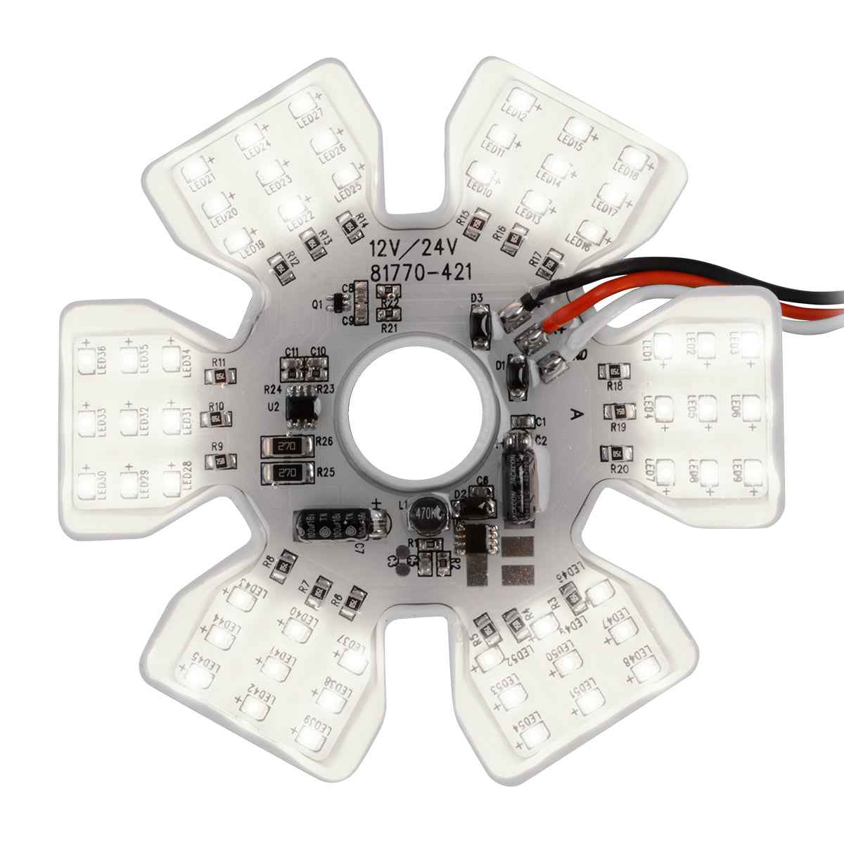 5 1/8" Ultra Thin Hex Air Cleaner Light (Various colors)