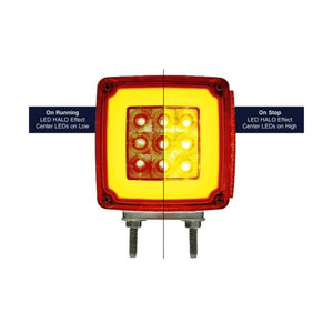 Square Double Face "GLO Light" LED Turn Signal