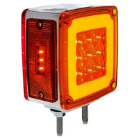 Square Double Face "GLO Light" LED Turn Signal