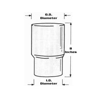 Grand Rock - 4", 5" or 6" Exhaust Reducer Pipe (Aluminized or Chrome)