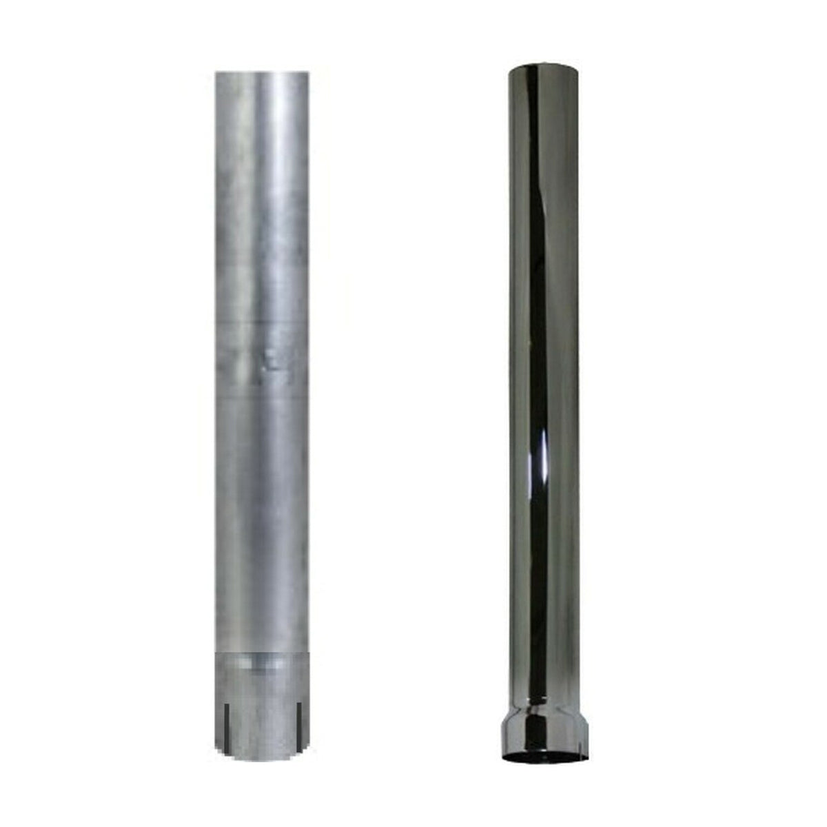 Grand Rock - 4" or 5" Straight Tube Pipes (Aluminized or Chrome)