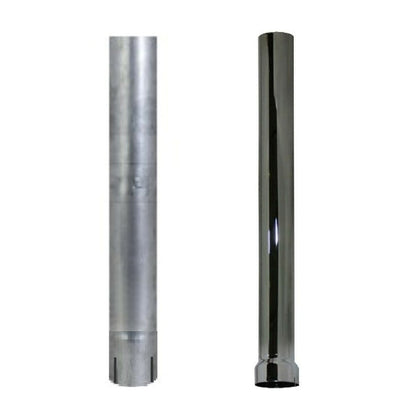 Grand Rock - 4" or 5" Straight Tube Pipes (Aluminized or Chrome)