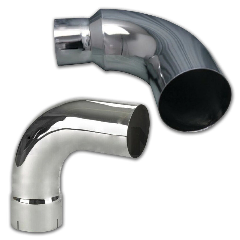 Grand Rock - 6" or 7" Reduced to 5" Chrome Exhaust Elbows 