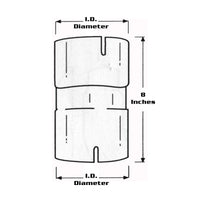 Grand Rock - 7" to 5" or 7" to 7" (I.D. to I.D.) Exhaust Coupler (Chrome)