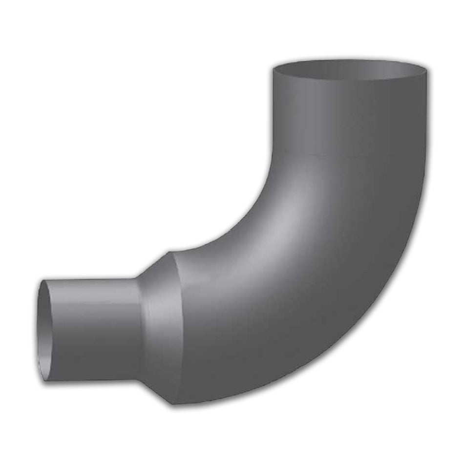 Grand Rock - International 90-Degree Chrome Elbow - 5" or 6" Reduced to 4" O.D.
