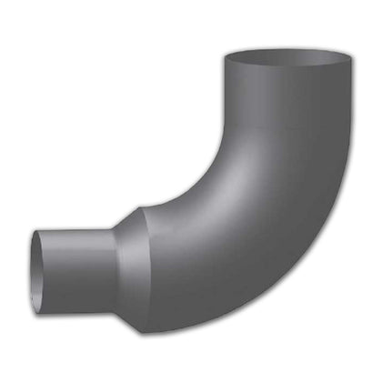 Grand Rock - International 90-Degree Chrome Elbow - 5" or 6" Reduced to 4" O.D.