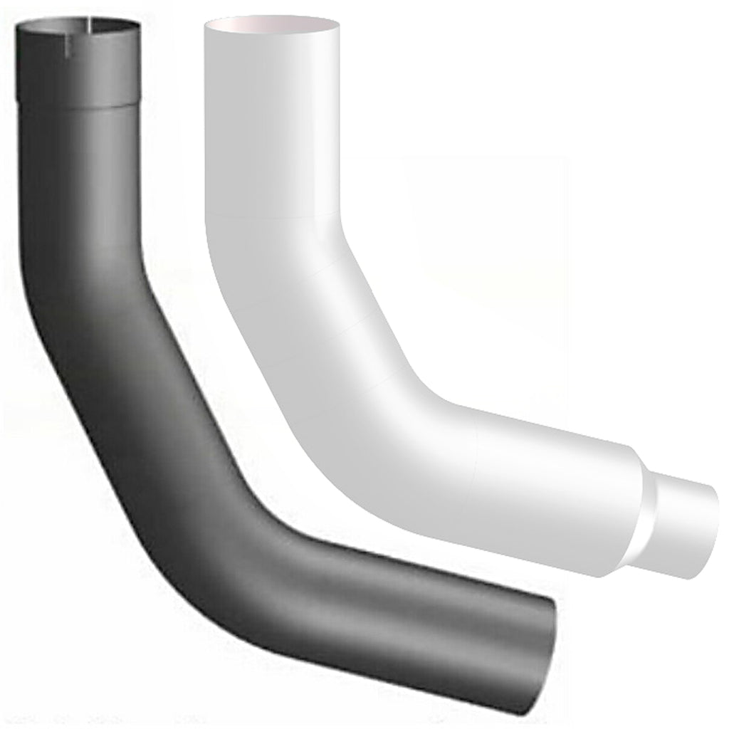 Grand Rock - Kenworth Chrome AeroCab Elbows (Dual Mufflers)