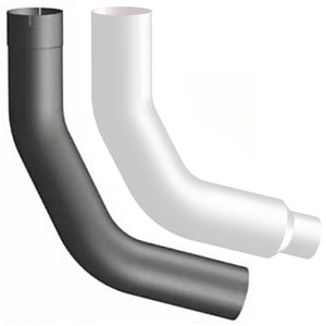 Grand Rock - Kenworth Chrome AeroCab Elbows (Dual Mufflers)