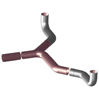 Grand Rock - Kenworth W900B, T600 or T800 Non-AeroCab Above Frame Dual Exhaust Parts