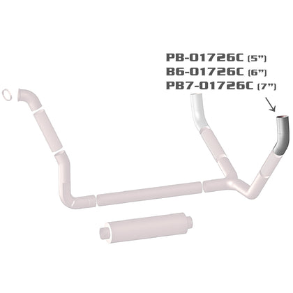 Grand Rock - Peterbilt 359 5", 6" or 7" 67-degree Exhaust Chrome Elbow