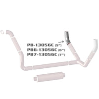 Grand Rock - Peterbilt 379 5", 6" or 7" 55-degree Chrome Exhaust Elbows