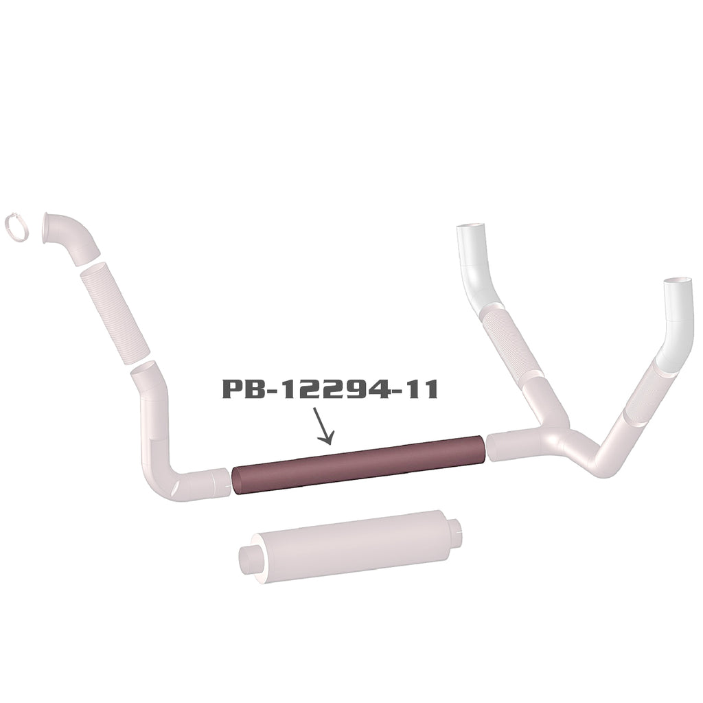 Grand Rock - Peterbilt 46.25 inch Replacement Exhaust Pipe