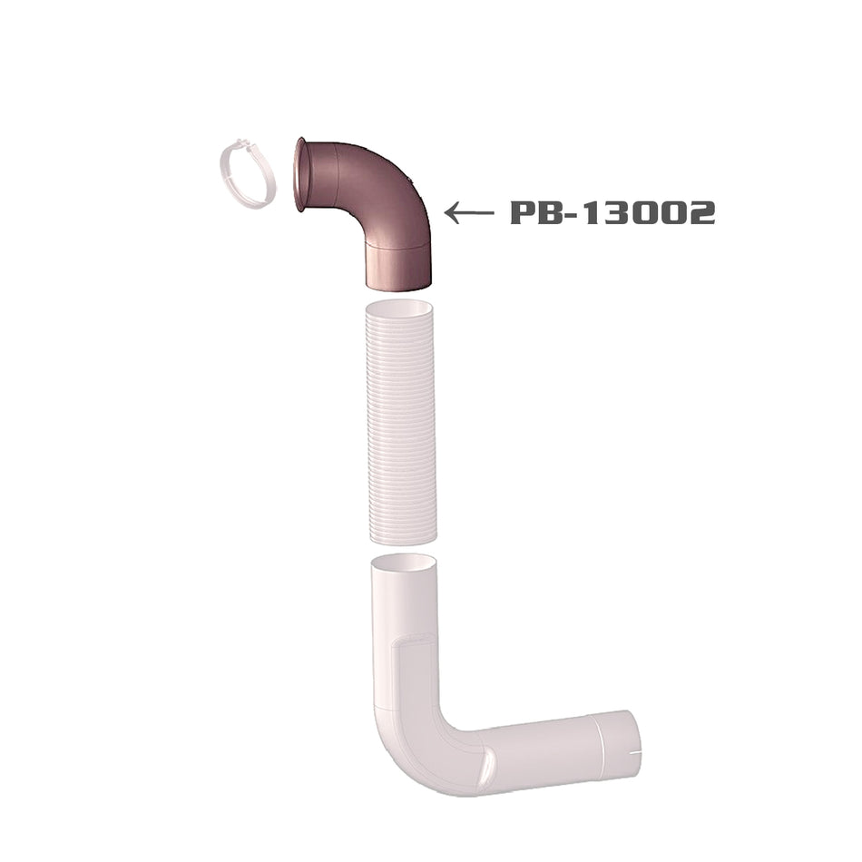 Grand Rock - Peterbilt 85-Degree Exhaust Turbo Elbow