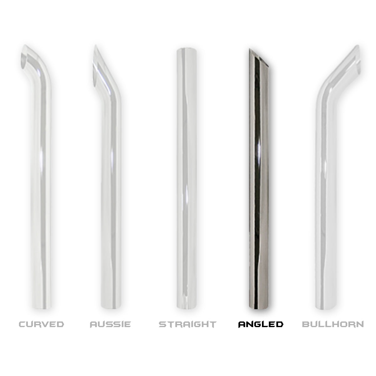 6" or 7" Stacks Reduced to 5" Chrome Exhaust Stacks - Berube's Truck Accessories