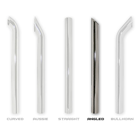 5" Grand Rock Chrome Exhaust Stacks - Berube's Truck Accessories