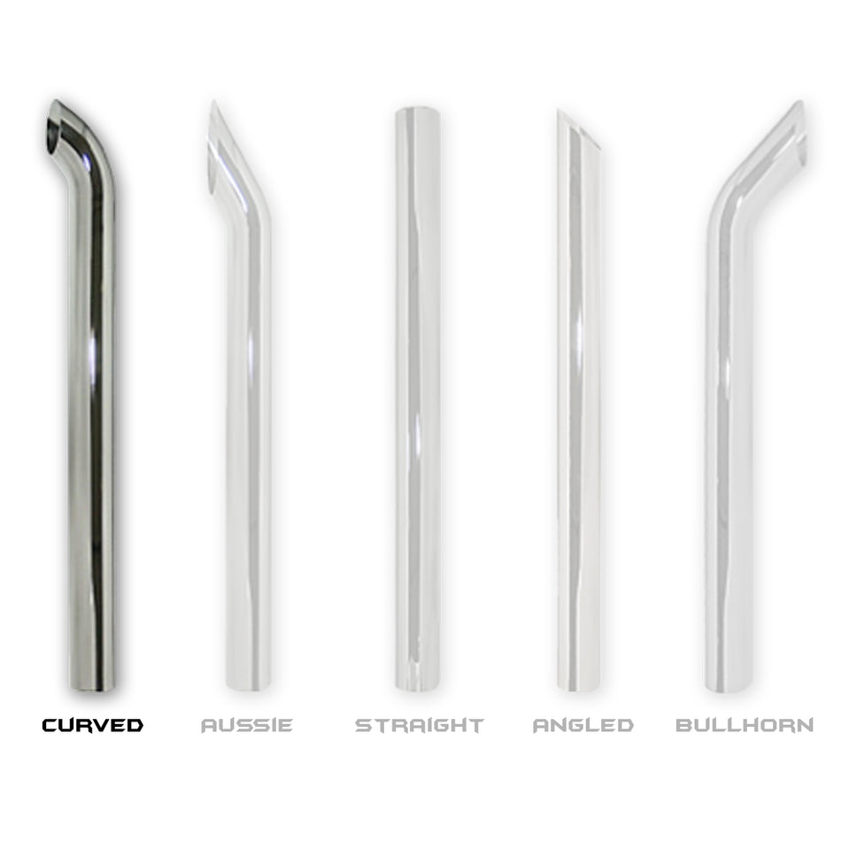 6" or 7" Stacks Reduced to 5" Chrome Exhaust Stacks - Berube's Truck Accessories