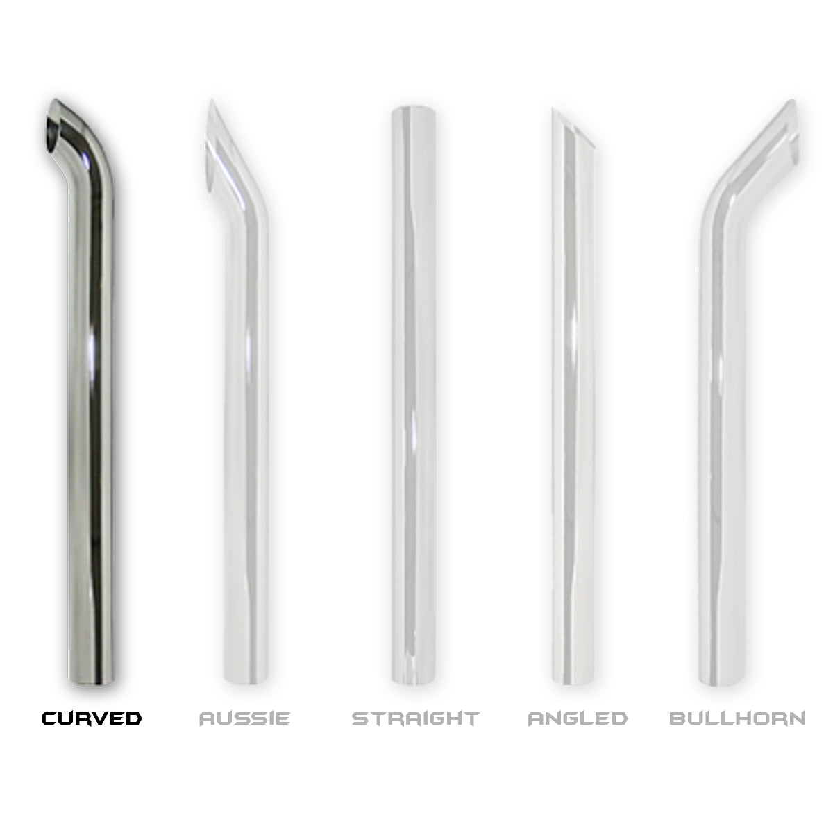 5" Grand Rock Chrome Exhaust Stacks - Berube's Truck Accessories